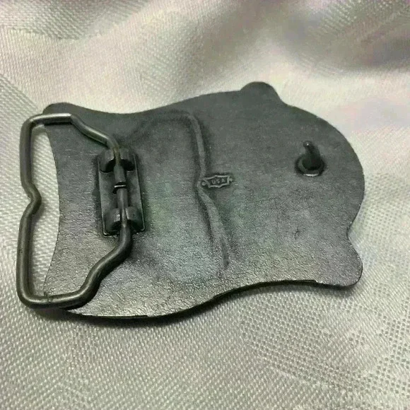 Vintage Advertising Quaker State Oil Belt Buckle - Picture 4 of 5